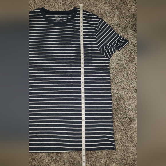 J.Crew| Navy Striped Basic Tshirt - Picture 4 of 5